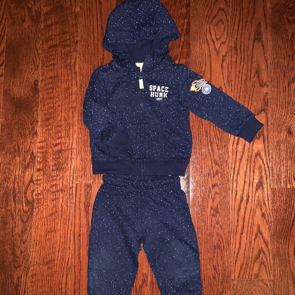 Carters baby boys sweatsuit set
